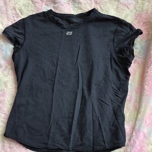 SUGOI Black Short Sleeve Textured Tee